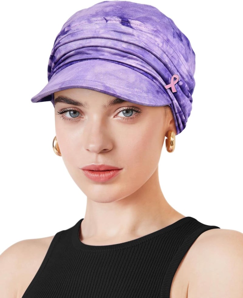 Awefeel Chemo Headwear Viscose Newsboy Cap for Women Fall and Winter Hats - Image 1